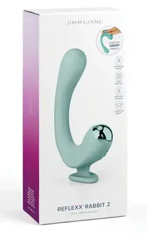 JimmyJane Reflexx Rabbit 2 Dual Motor Silikonski intimni uređaj, ljubičasta