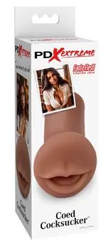 PDX Extreme Coed Intimate Machine Brown 12.7 cm TPR Anatomski model