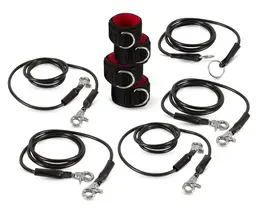 You2Toys Bondage Set 9 pcs Black - Versatile Adjustable System