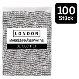 London Regular Transparentni kondomi 100 komada silikonski podmazani 52mm