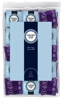 Mister Size 69mm Ultra Thin Vegan Lateks 100 komada - Veliko anatomsko pristajanje