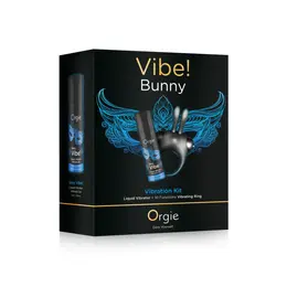 Orgie Vibe Bunny Vibrating Kit with 10 Modes & Stimulation Gel