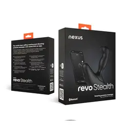 Nexus Revo Stealth App Enabled Black - Rotirajući model za prostatu, 95mm