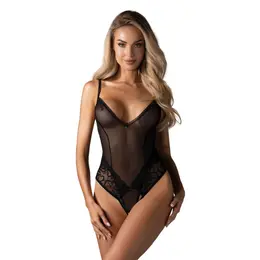 Obsessive Blomentis Teddy Crni M/L Podesiva Čipka Mrežasti Dizajn