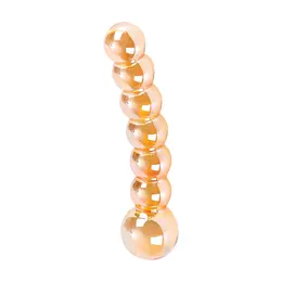 Nobu Glass Gems Honey Beads Orange - Textured Glass Model