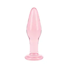 Nobu Rose Slim Plug Pink - Glass Model, Hypoallergenic, Small Size