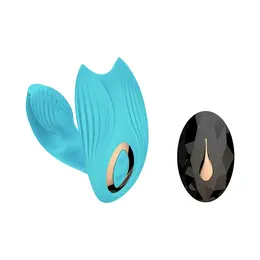 Nobu Lota Turquoise - Silicone Wearable Vibrating System with Remote