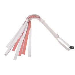 Sportsheets S&M Peaches n CreaMe Striped Flogger Krema-Narandžasta 32in