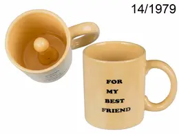 Out of the Blue Ceramic Mug 'For My Best Friend' Novelty 300ml White