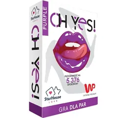 OH YES! Couples' Card Game 55 Cards - Inspiring Scenarios, Purple Edition