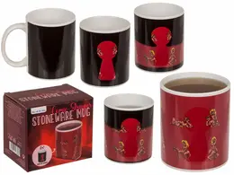 Out of the Blue Color Changing Mug 300ml - Comic Strip Design, Stoneware