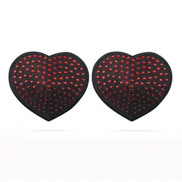 Lovetoy Diamond Hearts Reusable Silicone Nipple Covers 2pcs