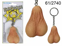 Out of the Blue Keychain Polyresin Novelty Shape 6x4cm Beige