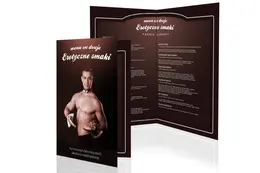 Grajmy Razem Menu for Two Game - Couple’s Dinner Challenge Card A4