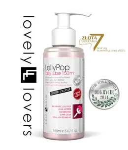 Lovely Lovers Oralni gel aroma višnje lizalice nežno zagrevanje 150ml