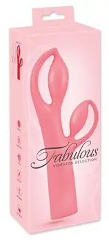 You2Toys Fabulous Dual Motor vibrator roze 25cm vodootporan silikon