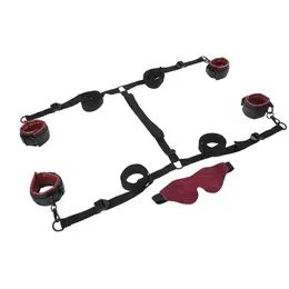 Sportsheets Saffron Under the Bed Adjustable Restraint System Red/Black