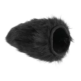 Sportsheets Spiked Sensory rukavica - Crna, veštačko krzno, univerzalna veličina