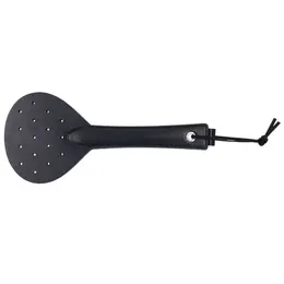 Sportsheets Swift Spanker crni PU kožni patent 29cm ergonomska drška