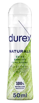 Durex Naturals Lubrikant na Vodenoj Bazi 50 ml - Nežna Formula, pH Neutralan