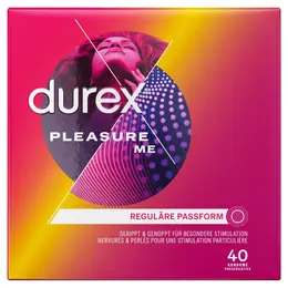 Durex Pleasure Me 40 kom Teksturirani Lateks Kondomi Anatomski Oblik