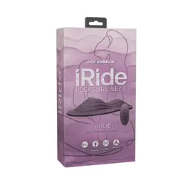 Doc Johnson iRide Throb Intimate Machine with Remote, Dusty Purple, Rechargeable