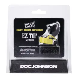 Rock Solid EZ Top Medium Leak-Proof Cap Yellow