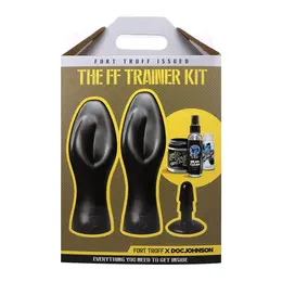 Doc Johnson FF Trainer Kit Black - Flexible Training Set with Accessories