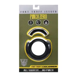 Oxballs Pinch Zero Ring Black - Ekstra široki magnetni metalni prsten