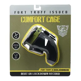 Blush Novelties CUMfort Cage Black - Silicone Chastity System Adjustable