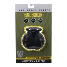 Oxballs Ball Bunker Black - Anatomski silikonski potporni prsten