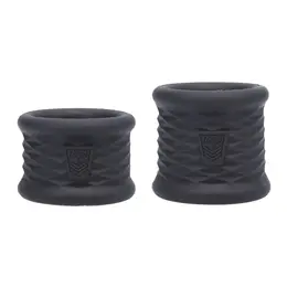 Doc Johnson Stretch Flex Trainers Black Silicone Adjustable Set