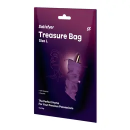 Satisfyer Treasure Bag L Violet - Protective Storage Pouch Large