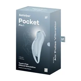 Satisfyer Pocket Pro 1 Blue - Kompaktni dvomotorni intimni uređaj