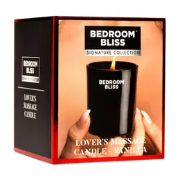 Bedroom Bliss Lover's Massage Candle Vanila 2.9in - Vosak koji neguje kožu