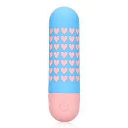 Heart to Get Bullet 10 brzina punjivi mini masažer Ružičasta