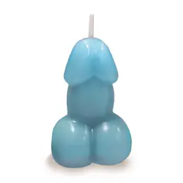 Eden’s Candle Vanilla Aroma Blue 3-inch Decorative Candle 12h Burn