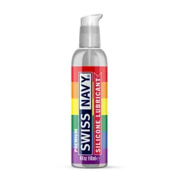 Swiss Navy Silikonski Lubrikant Pride Izdanje 118ml Pumpa Bez Curenja