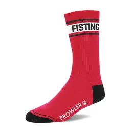 Prowler RED Athletic Socks Red/Black - Bold Statement Comfort Cotton