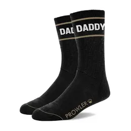 Prowler RED Daddy Čarape Crna/Bela Pamučna Udobnost Uniseks Crew