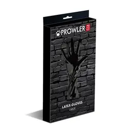 LateX Large Black Latex Gloves - Seamless, Durable, Wrist-Length Fit