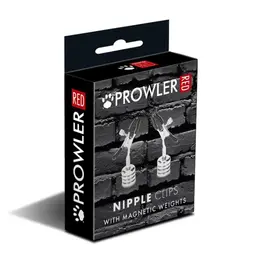Prowler RED Adjustable Stainless Clips with Magnetic Weights Silver 8cm