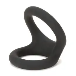 Prowler RED Tri-O Silicone System Ring Black - Adjustable Triple Design
