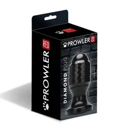 Prowler RED Dijamant Plug Crni - Teksturirani intimni plug 10.8cm