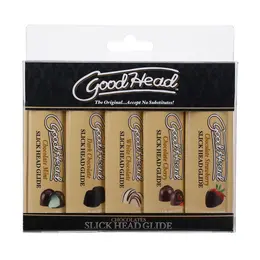 Doc Johnson GoodHead Čokoladni vođni lubrikant 5x29ml Set