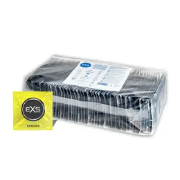 EXS Banana Aroma 100 komada Kondomi - Rašireni oblik, 54mm, Žuti