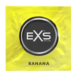 EXS Banana Aroma 100 komada Kondomi - Rašireni oblik, 54mm, Žuti