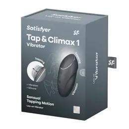 Satisfyer Tap Climax 1 Sivi - Uređaj sa duplom akcijom, 11 modova