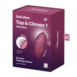 Satisfyer Tap Climax 1 Crveni - Vibrator sa duplim sistemom stimulacije