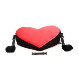 Sportsheets Bondage Love Jastuk Crni/Crveni - Ergonomska Podrška za Pozicioniranje
